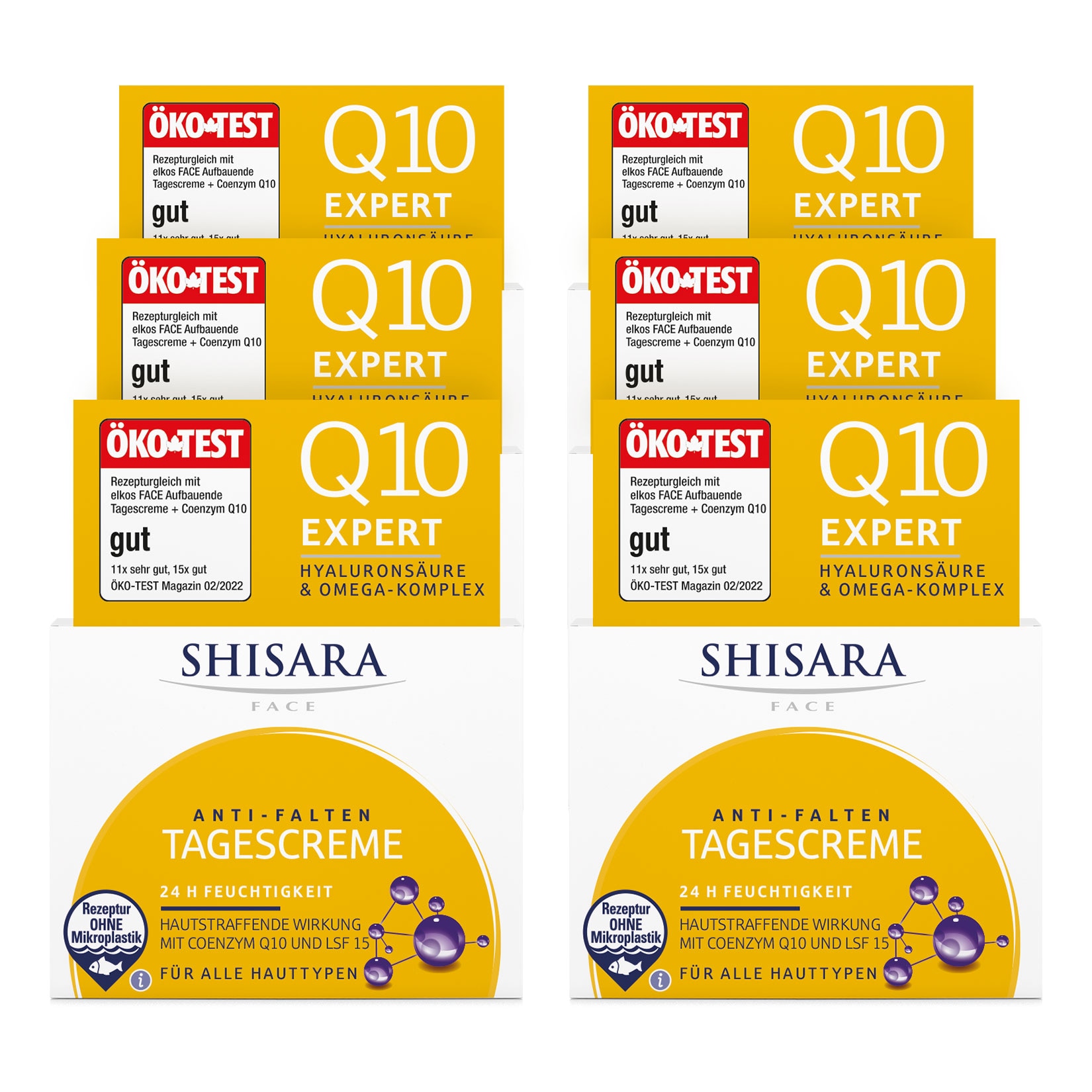 Shisara Tagescreme Q 10 50 ml, 6er Pack