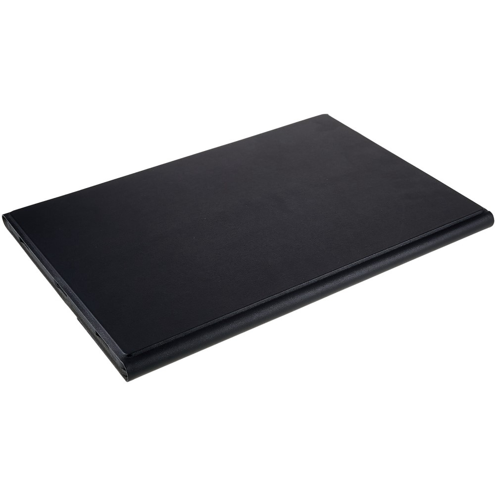 Samsung Galaxy Tab S8 Ultra Leder Tasche mit abnehmbarer Bluetooth Tastatur Keyboard   S-Pen Halterung (QWERTY) - Schwarz