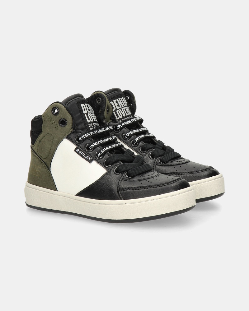 Replay Cobra 6 Boy Hoge sneakers  - zwart