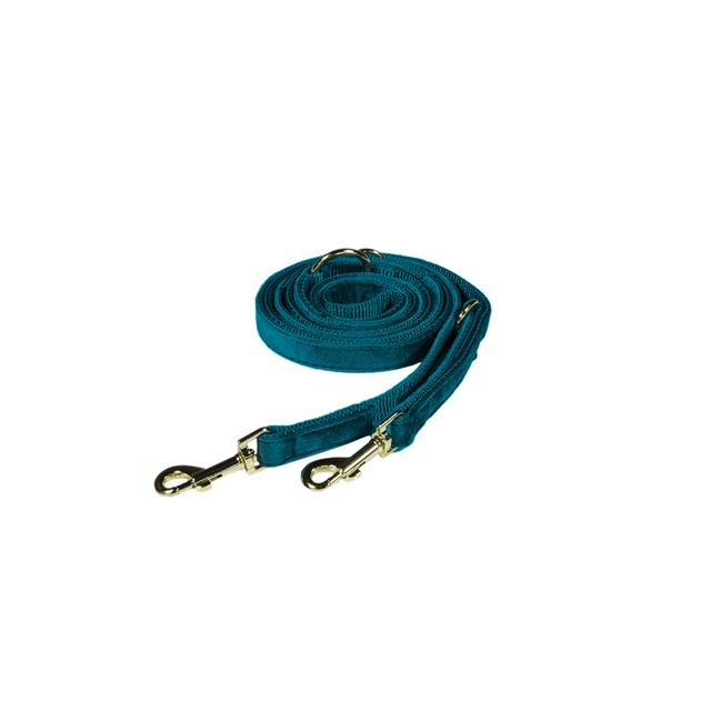 Hondenriem Kentucky Velvet 200cm Small Donkergroen