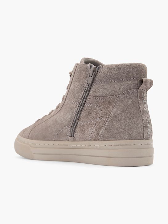 ESPRIT Hoher Sneaker Taupe