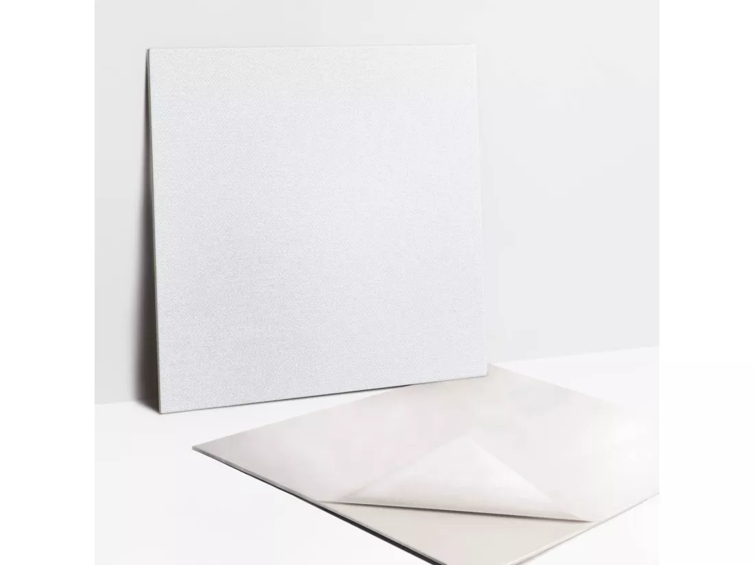 Carrelage autocollant - vinyle - Coloris Gris 9x30x30