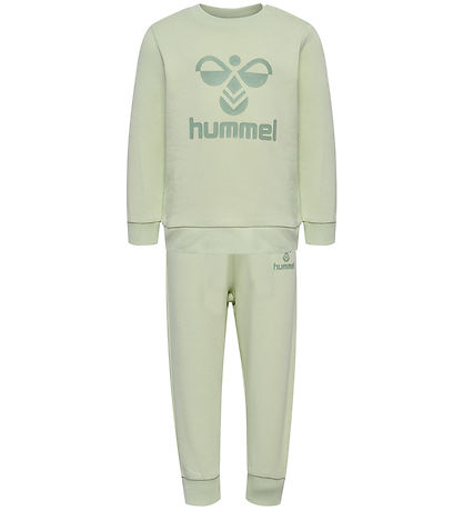Hummel Set - hmlArine Crewsuit - Nebel Green