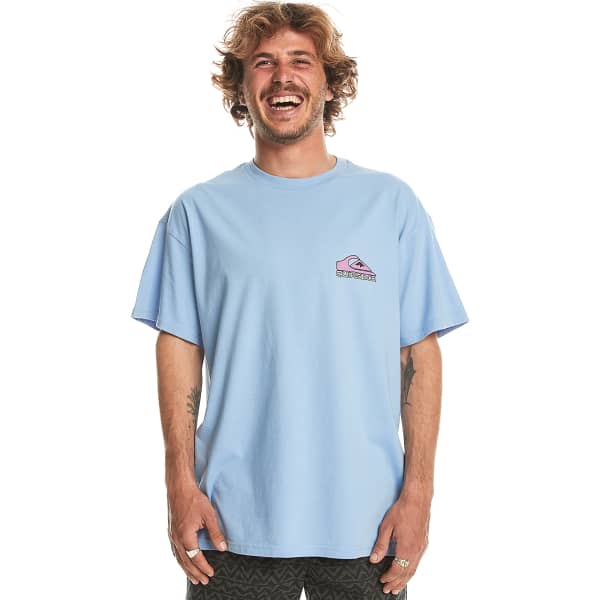 T-shirt QUIKSILVER TAKE US BACK LOGO TEE HYDRANGEA