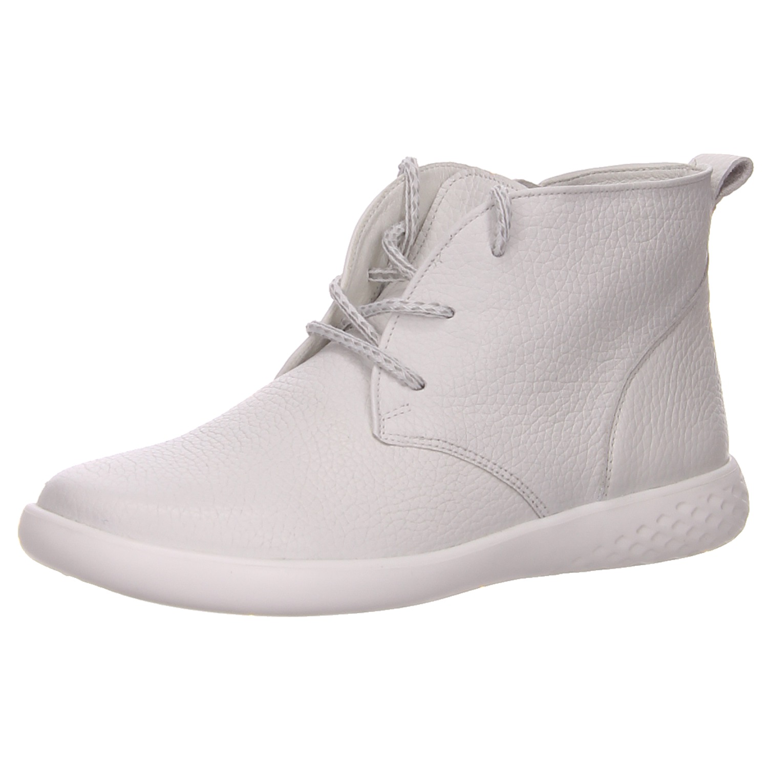 Waldläufer Knöchelschuh weiß weiss/weiss kombi