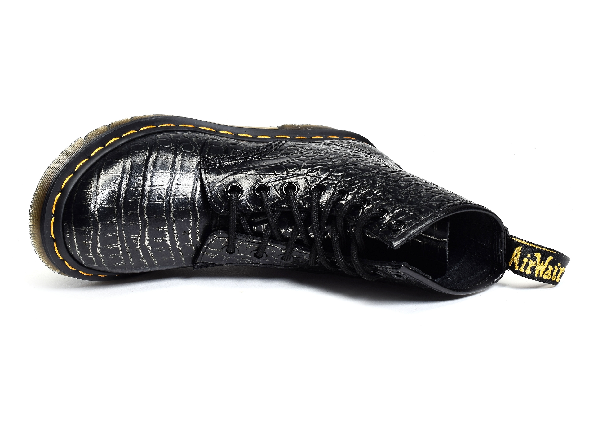 1460 wild croc noir