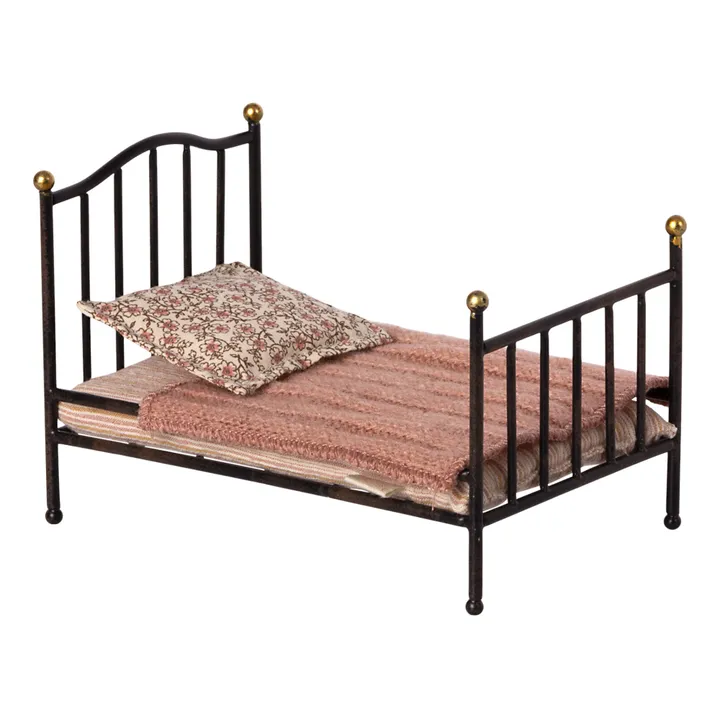 Maileg Mini lit vintage | Gris anthracite