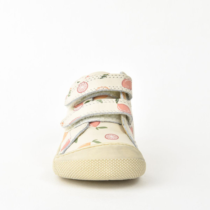 Naturino Naturino Barefoot Amur Velcros Print Lemon Soda
