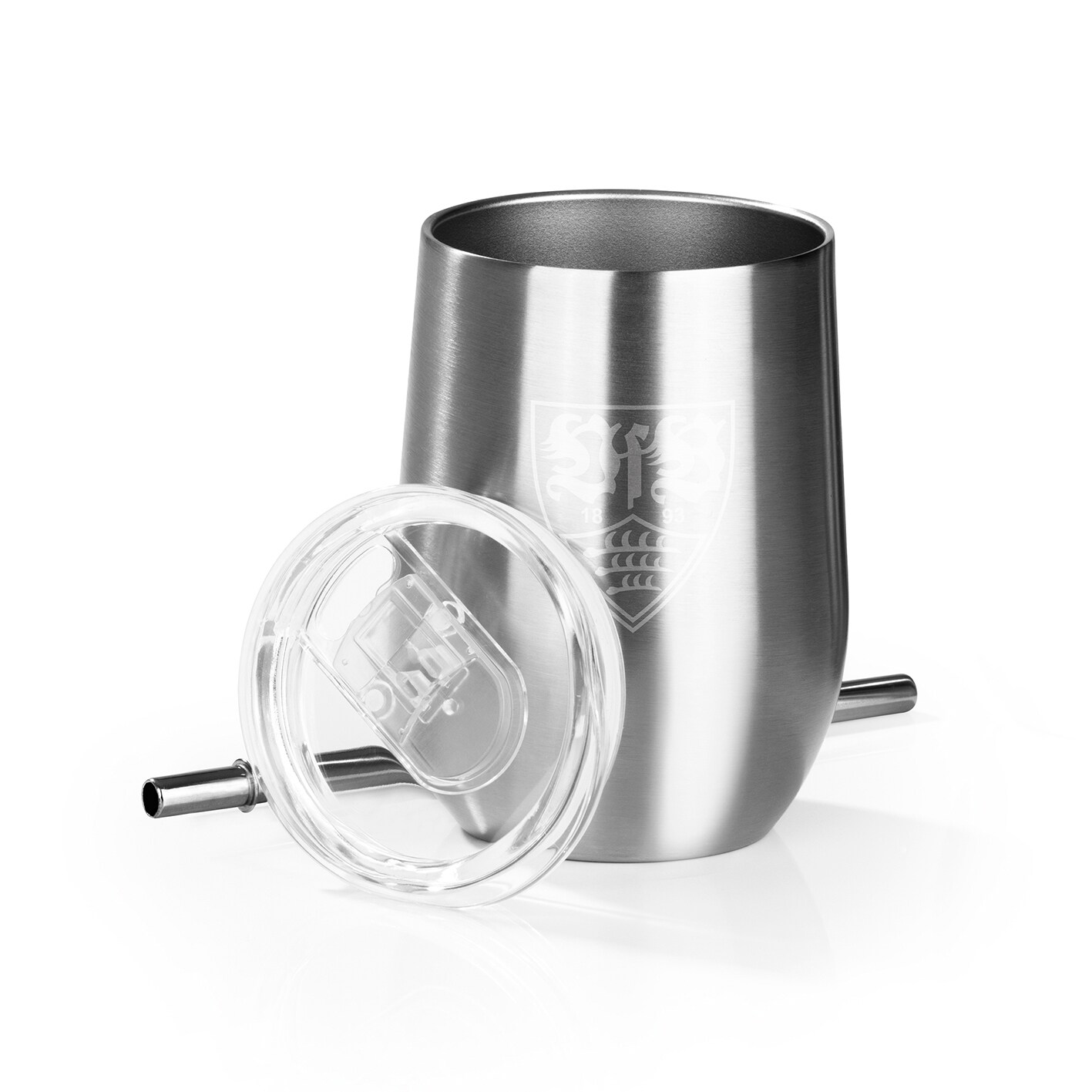 VFB Getränkebecher inkl. Trinkhalm 350ml