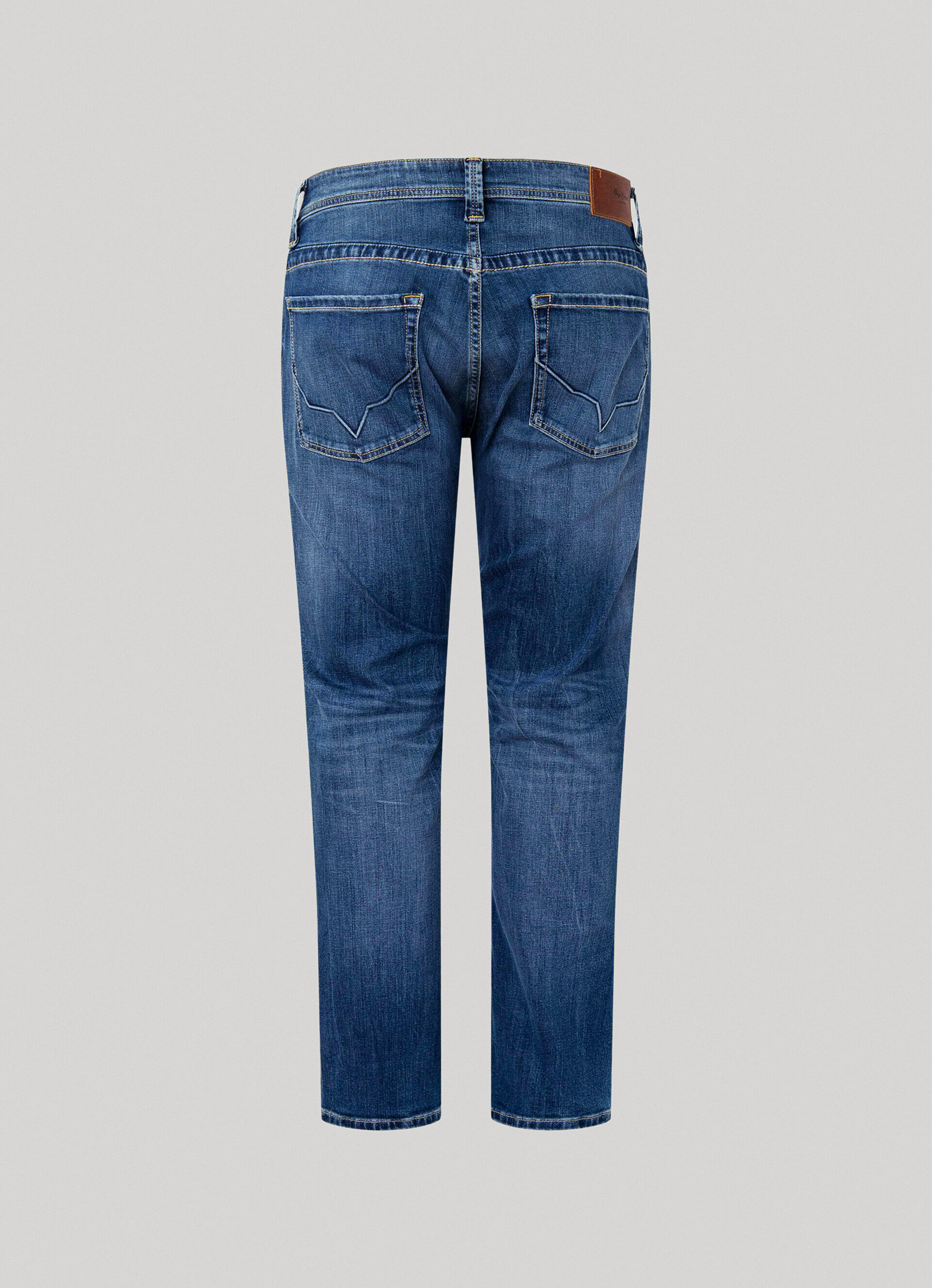 Calça jeans com modelagem Cash Fit e cintura regular - jeans