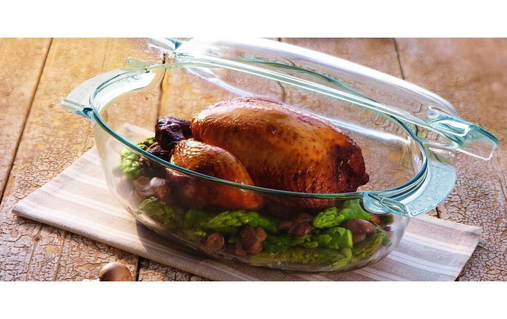 PYREX Kochtopf »4,5 L, 38 x 23 x 15 cm« Glas