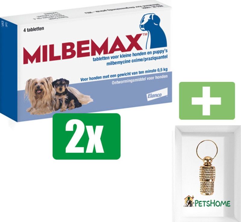 Milbemax - Ontworming Tabletten - Hond - 0,5 - 10 kg