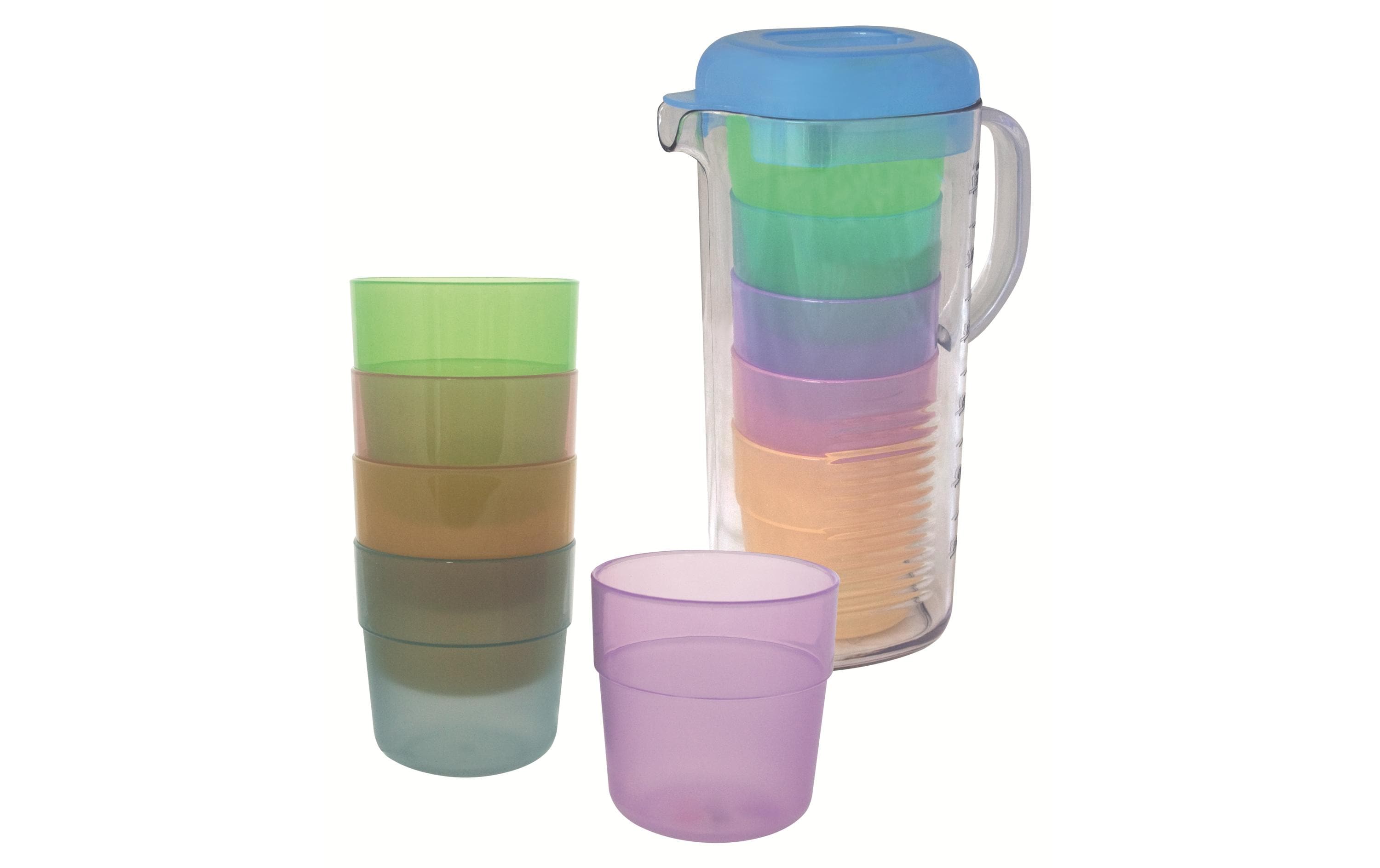 Becher-Set mit KanneKrug mit Trinkbechern
