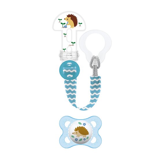 Attache + sucette silicone   Aléatoire        2-6 mois   de               Mam