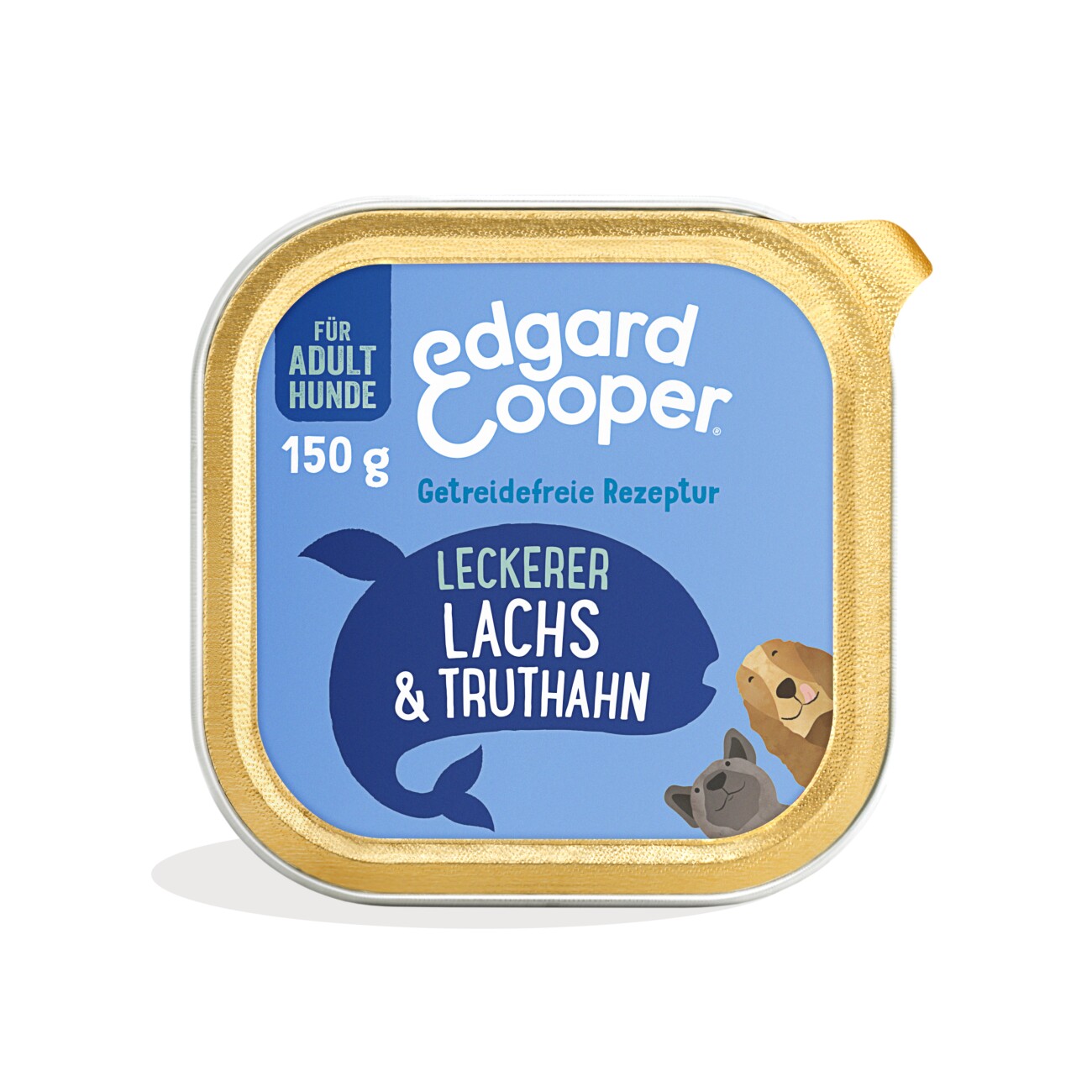 Edgard & Cooper Adult 11x150g Leckerer Lachs und Truthahn