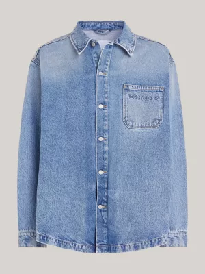 Sobretudo jeans oversized Aiden