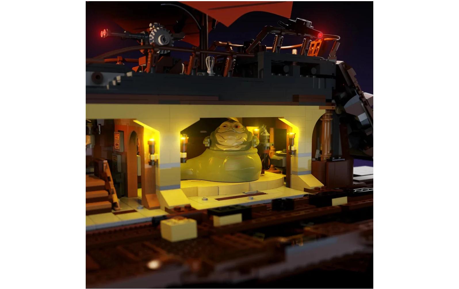 LED-Licht-Set für LEGO® für 75397 SW – Jabbas Segelbarke<br>Beleuchtungs-Kit