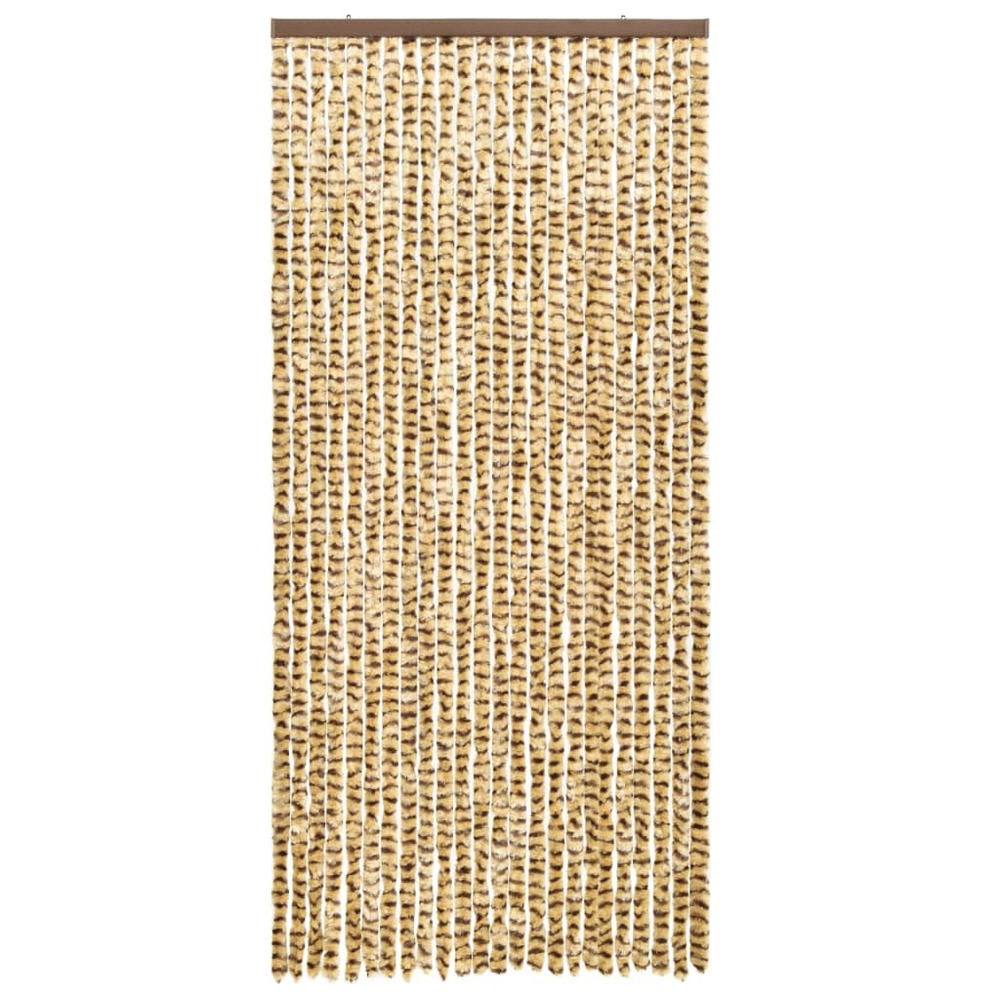 Moustiquaire beige et marron 90x220 cm chenille