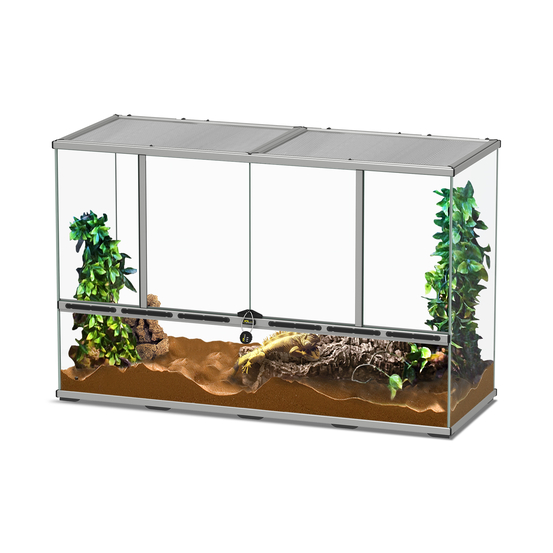 Terrarium Gris L.118xP.45xH.75cm