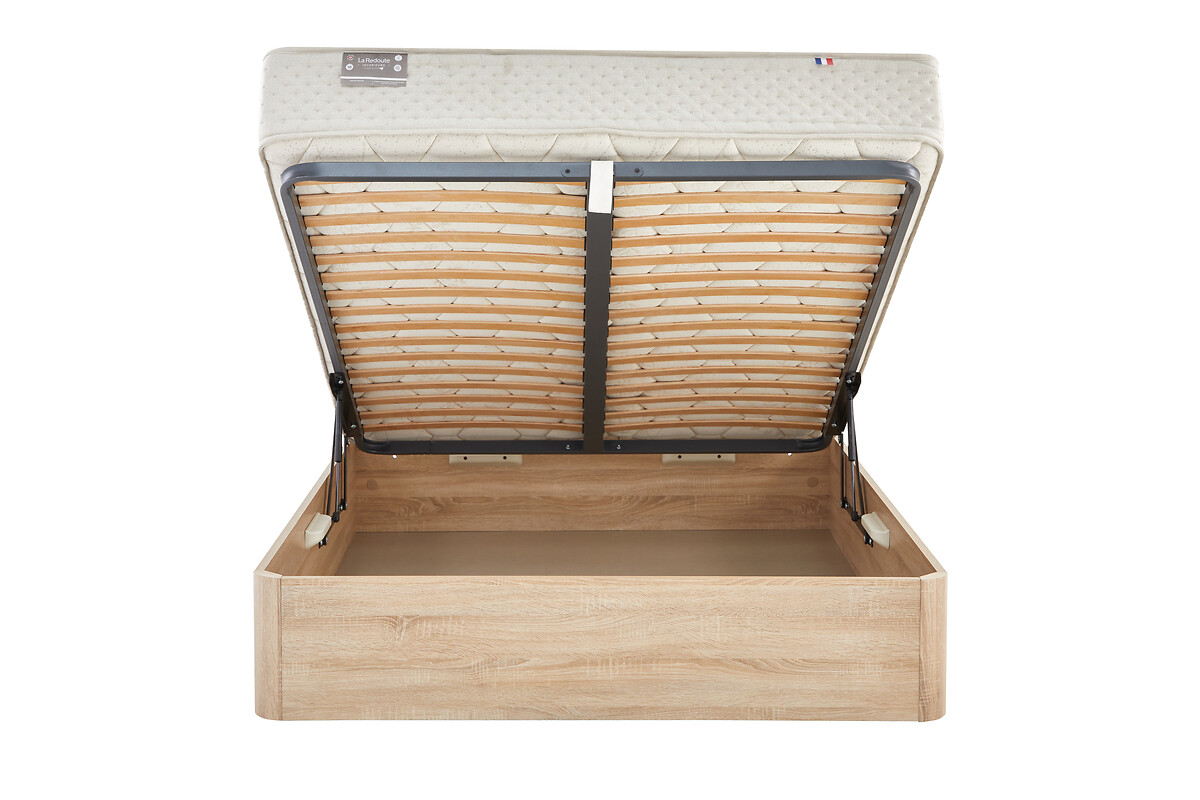 LA REDOUTE INTERIEURS<br>Conjunto IZY de cama box + colchão de molas ensacadas