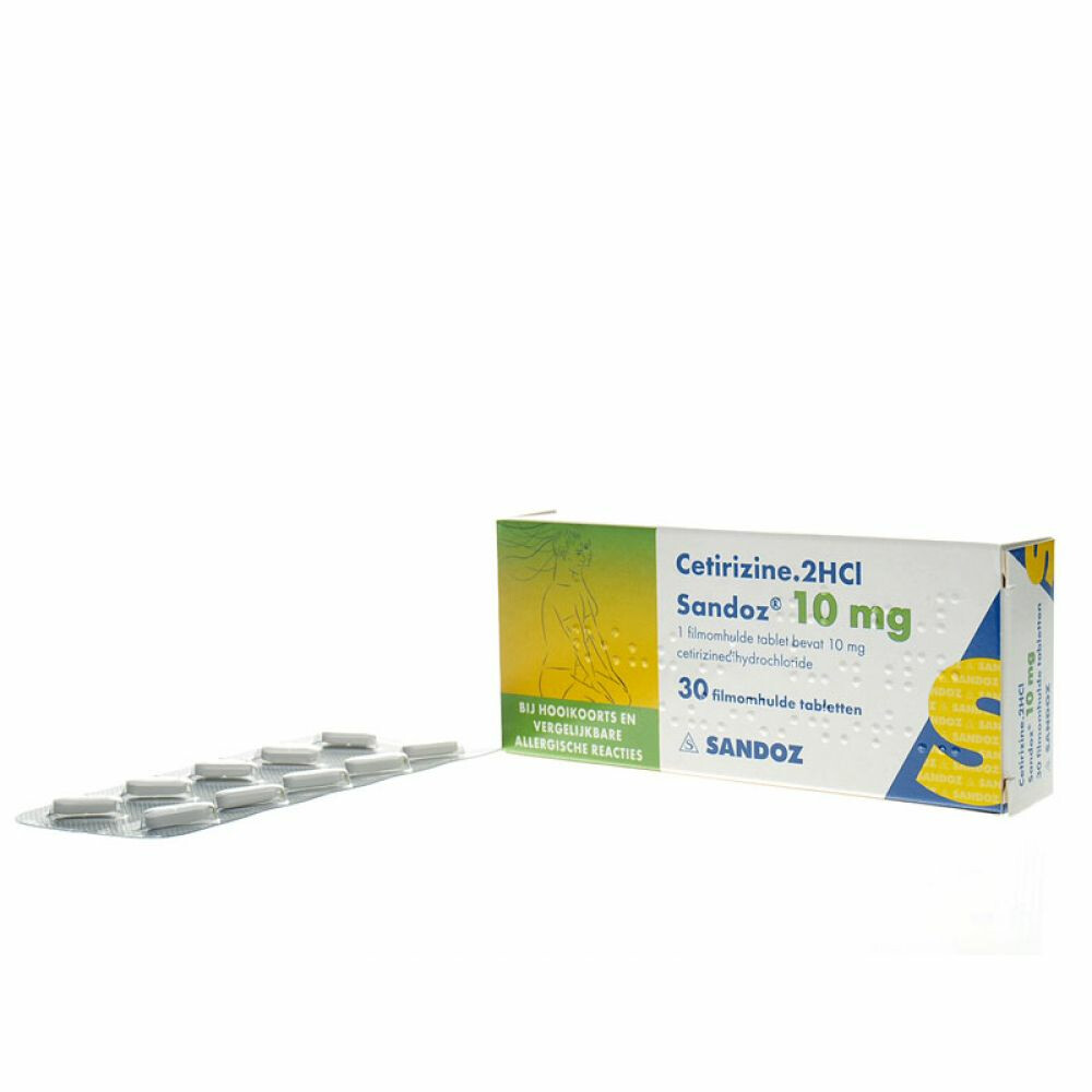Sandoz Cetirizine 10 mg30 tabletten