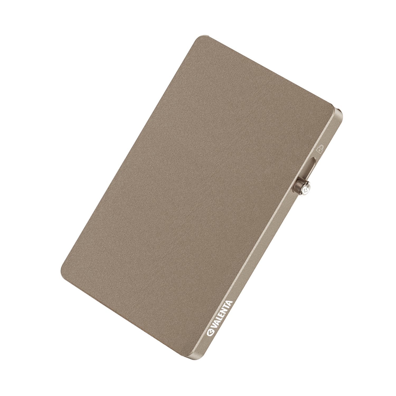 Valenta Cardprotector Aluminium Magsafe natural titanium