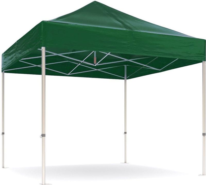 Easy up partytent 3x3m - Professional | PVC gecoat polyester - Groen