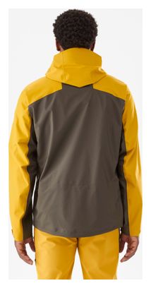 Veste Imperméable Millet M White 3L Vert/Jaune