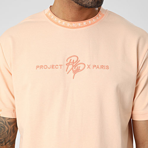 Tee Shirt Oversize 2210218 Orange Corail