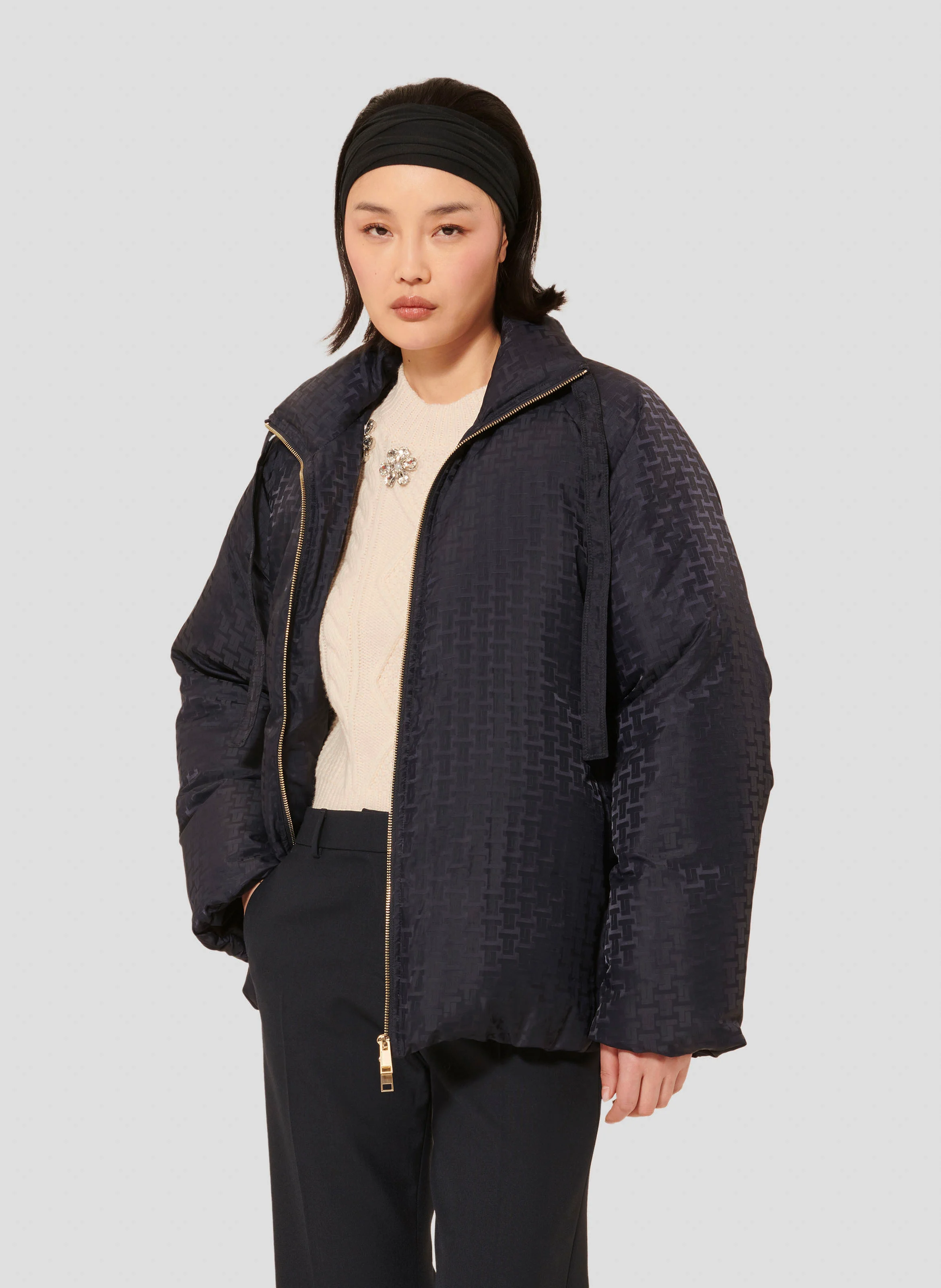 DUNE - Doudoune oversize col montant | Bleu