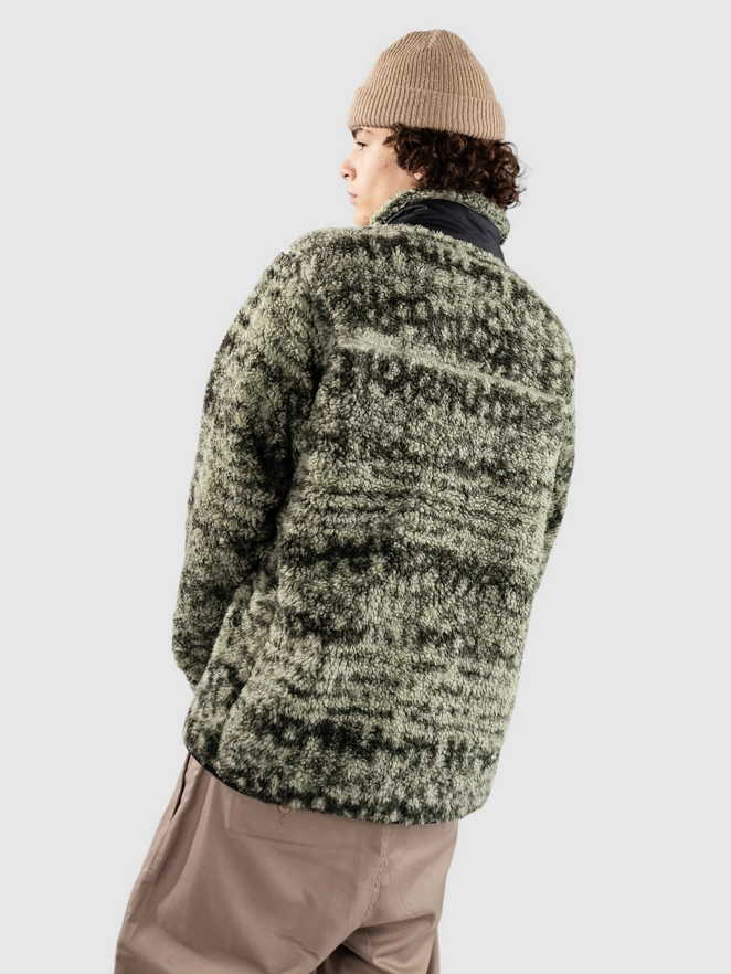 Columbia Winter Pass Printed Fleece II Zip Hoodie greenscape stip