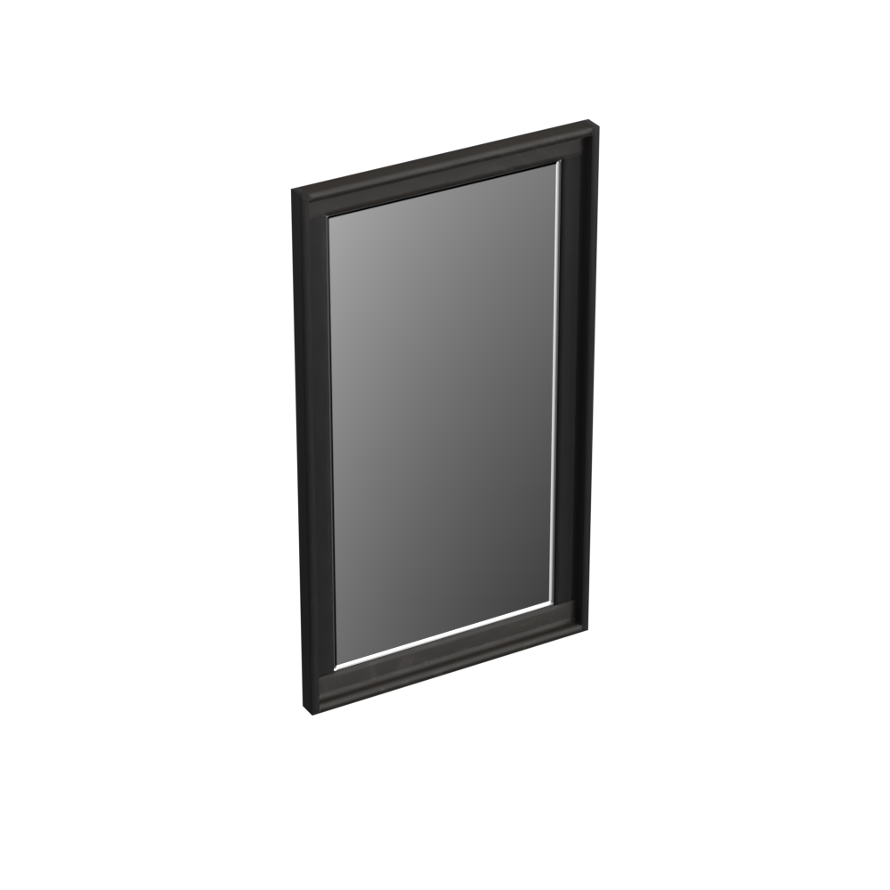 Forzalaqua Reno spiegel 40x70cm black oiled