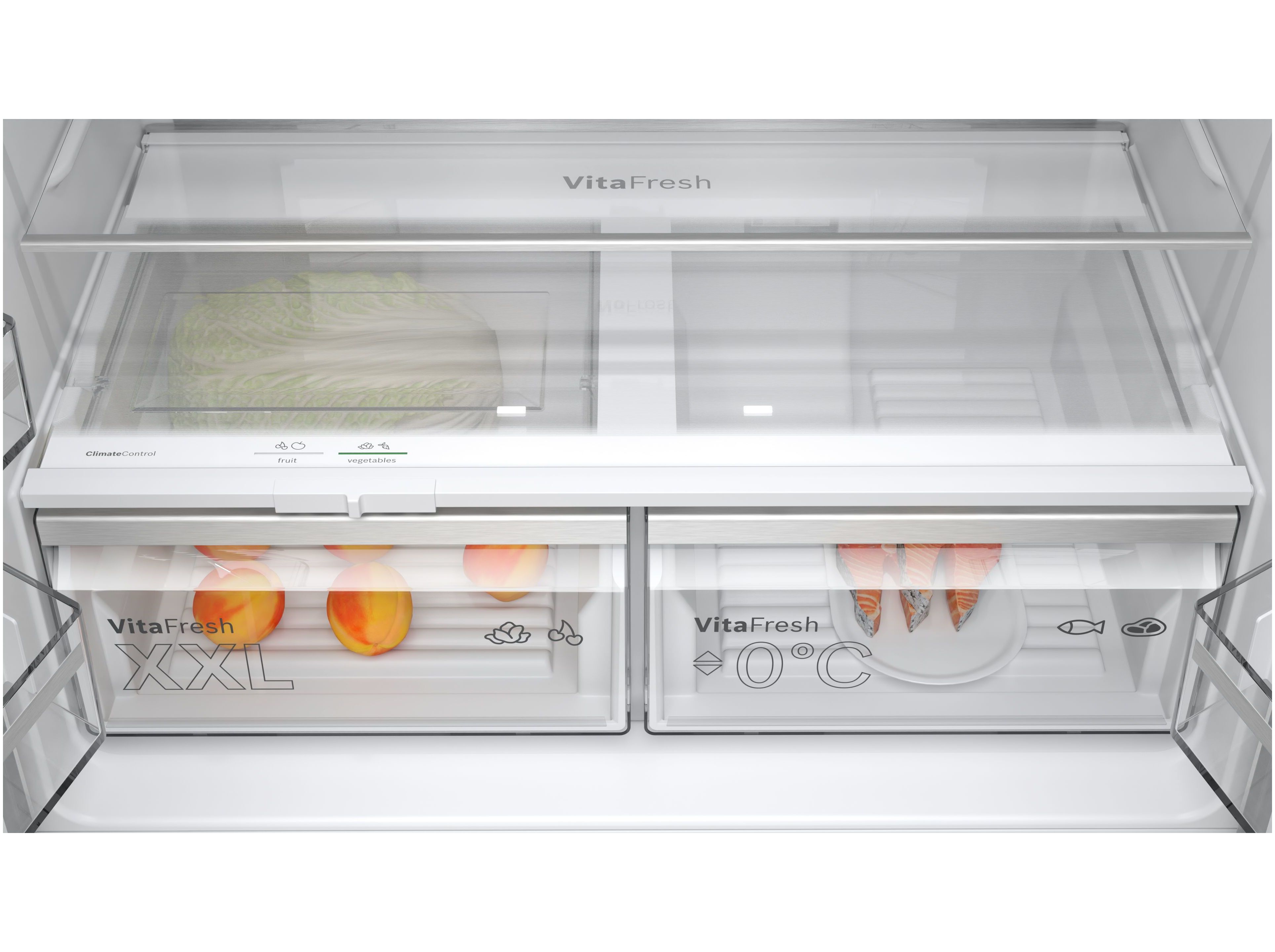 COMBINADO MULTIPORTAS BOSCH KFN96APEA INOX E NO FROST 605L