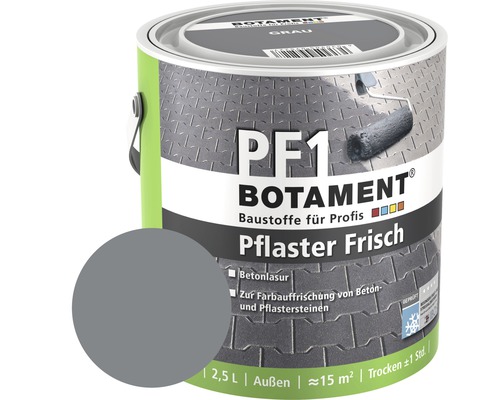 Betonbeits, bestratingsverf, bestratingsverf, grijs, 2,5 l