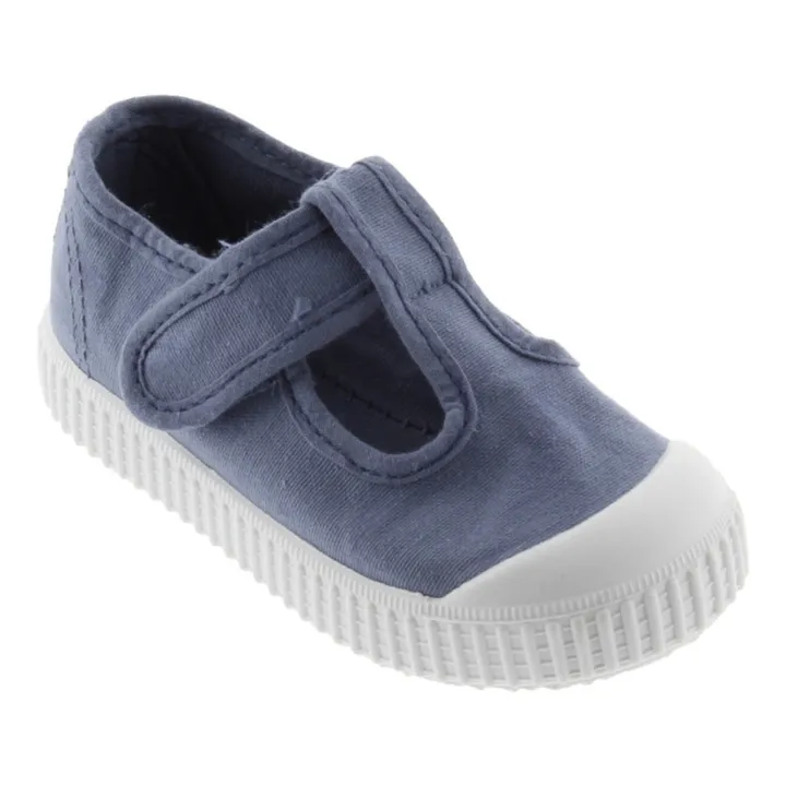 Victoria Baskets Scratchs Sandalia Tira Lona | Bleu