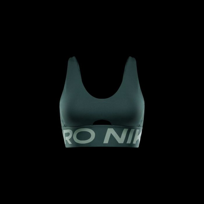 Nike Dame BH Pro Indy Plunge MS Bra Grøn