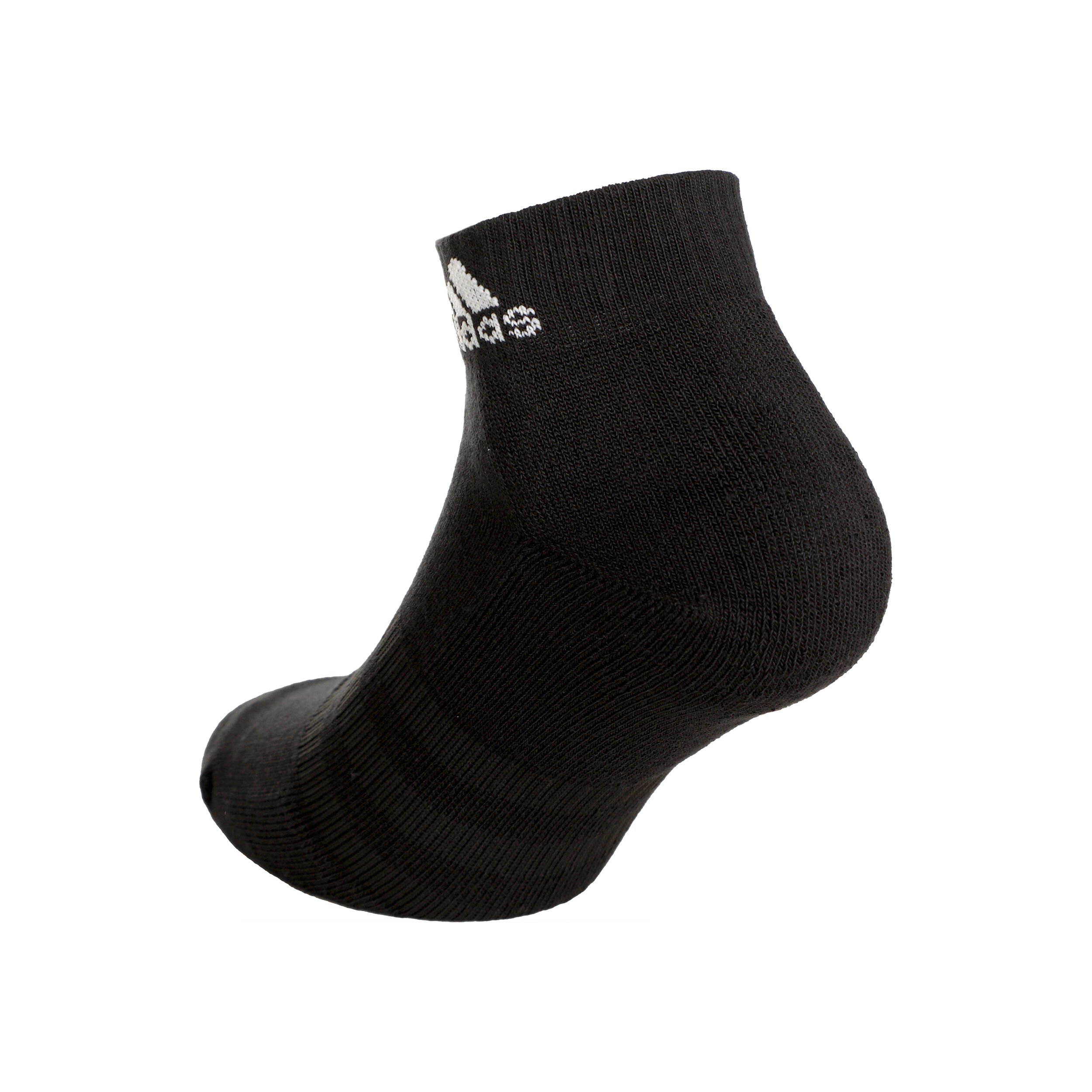 adidas Crew Sportswear Ankle Chaussettes De Sport Pack De 3 - Noir , Blanc