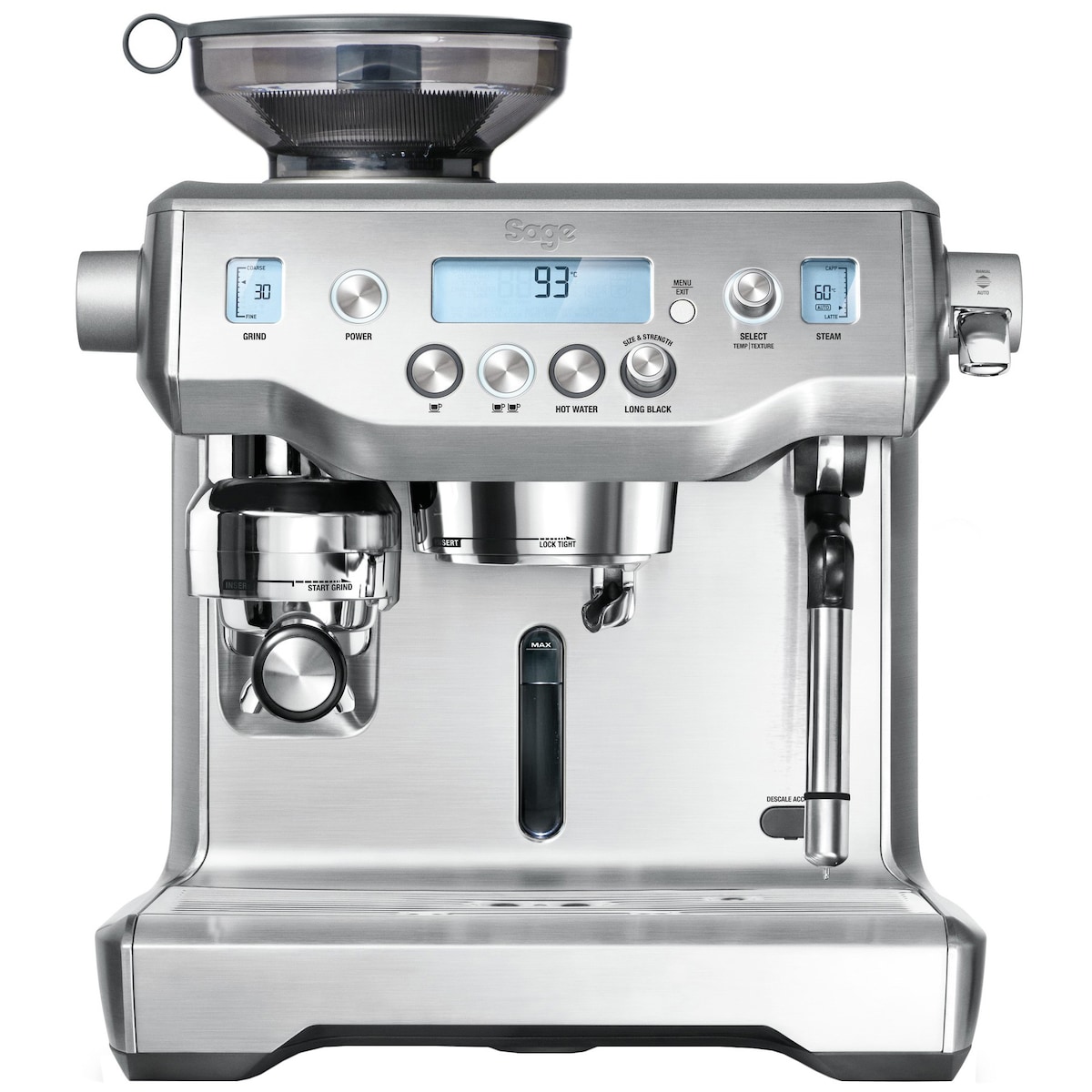 Sage Oracle kaffemaskin BES980UK (stål)