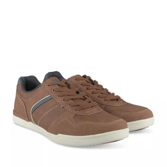 Baskets COGNAC DENIM SIDE