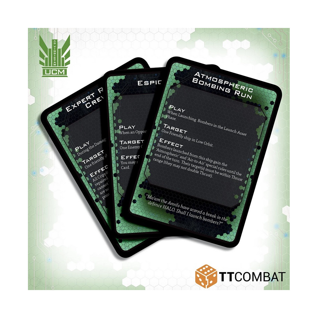Dropfleet Commander - UCM Command Cards