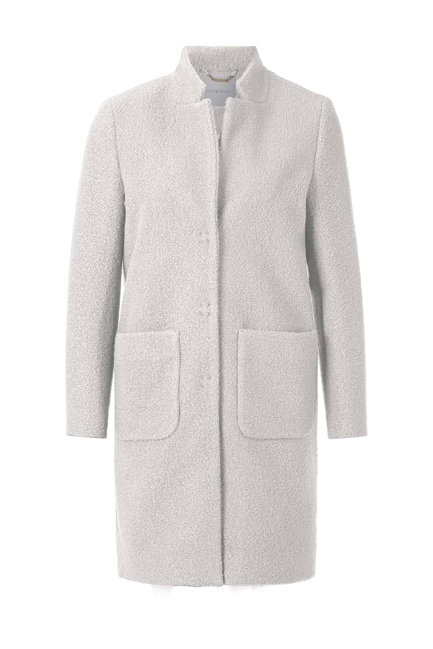 Rich & Royal| Damen Webpelzmantel