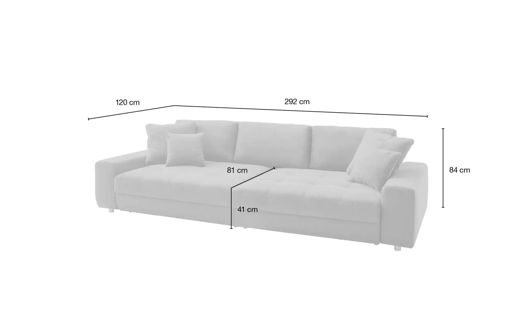 bobb Big Sofa Arissa de Luxe