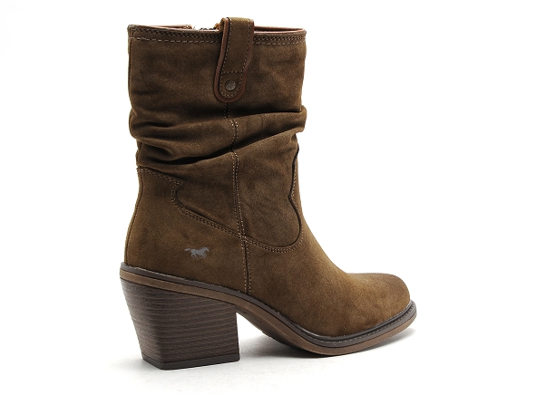 Mustang boots bottine talons femme 1479501 marron