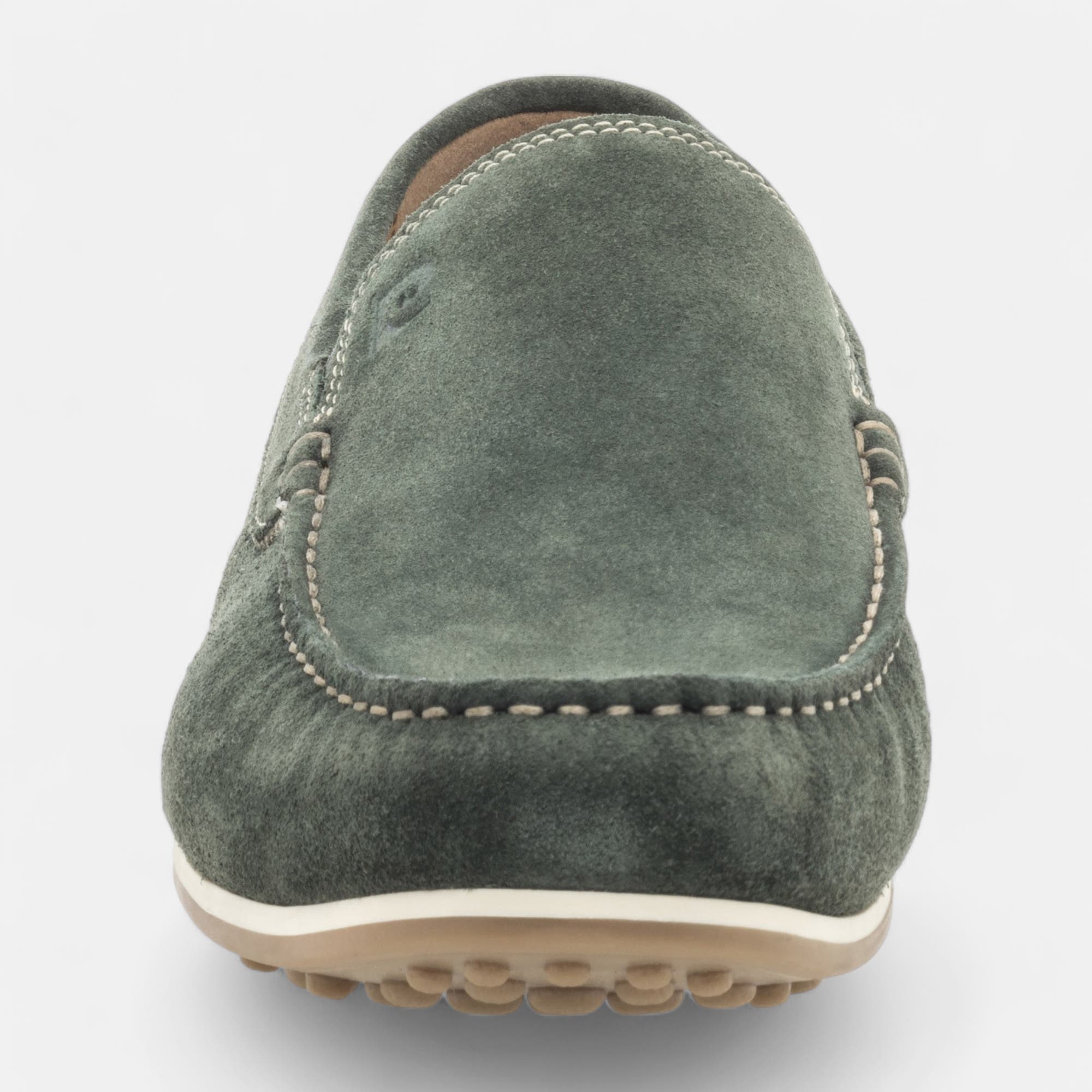 Mocassins Homme en cuir vert
