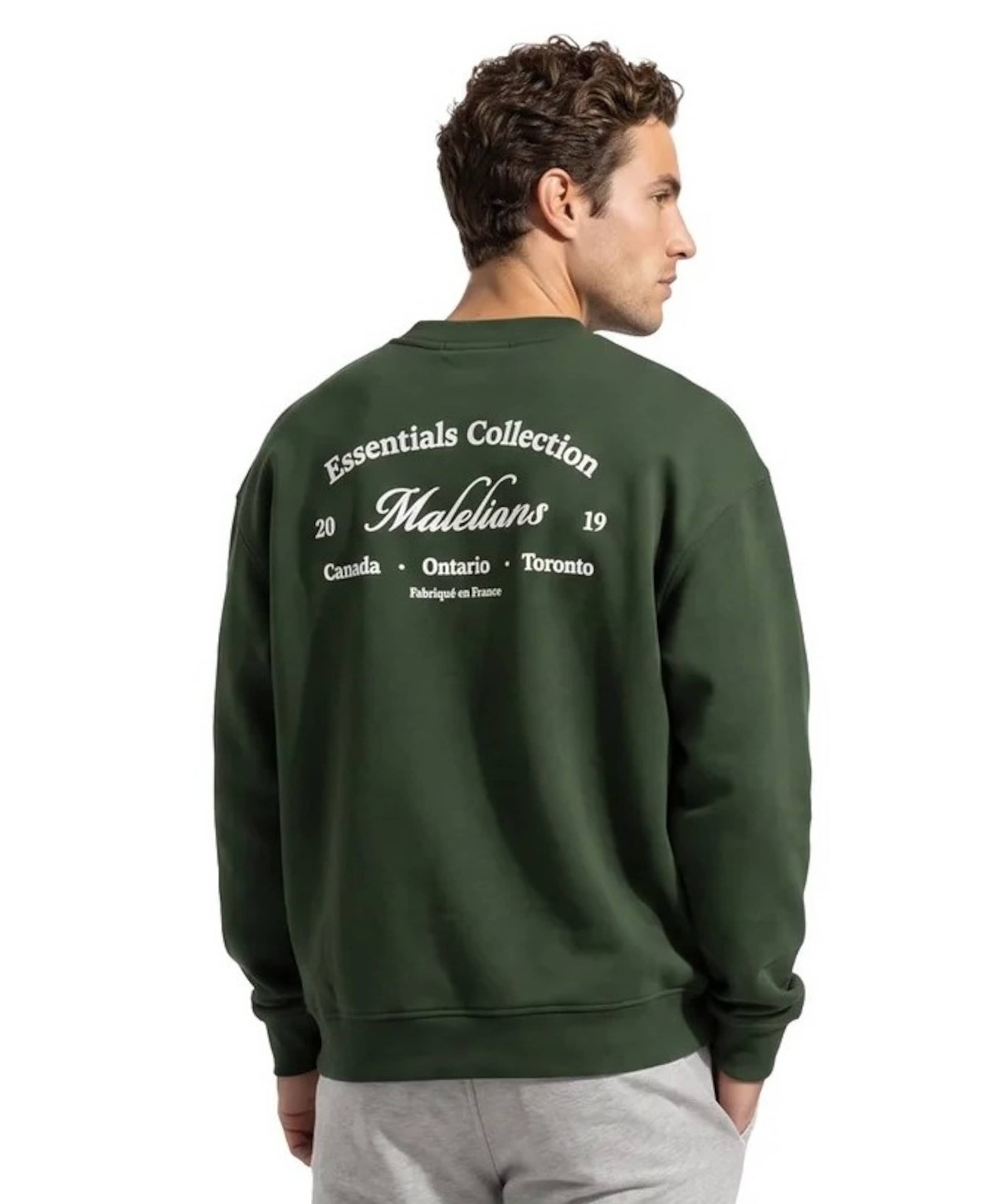 Malelions Heren sweater groen