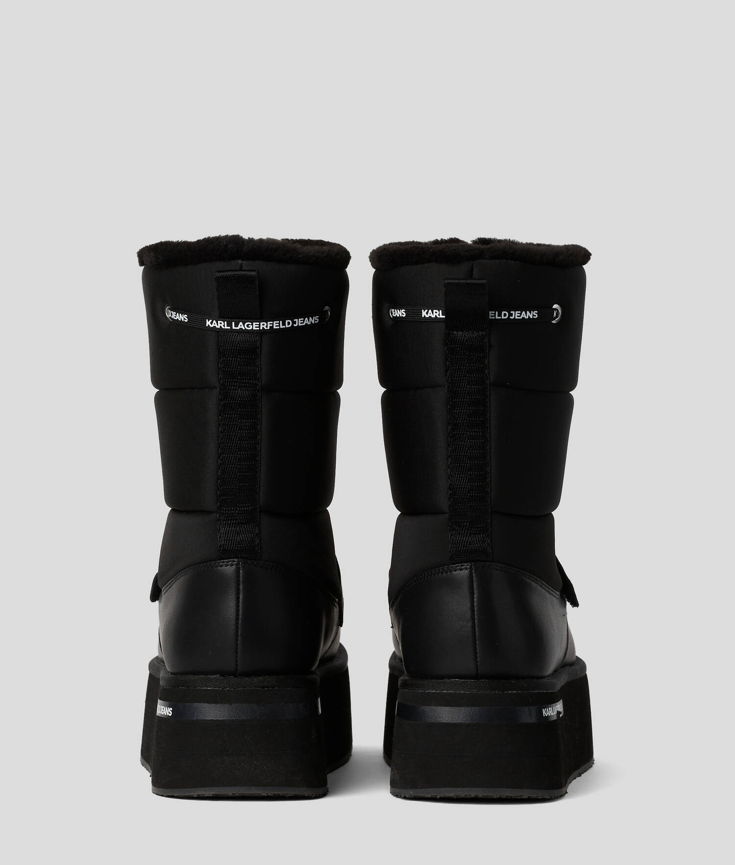 BOTTES À SEMELLE COMPENSÉE KLJ PUFFA