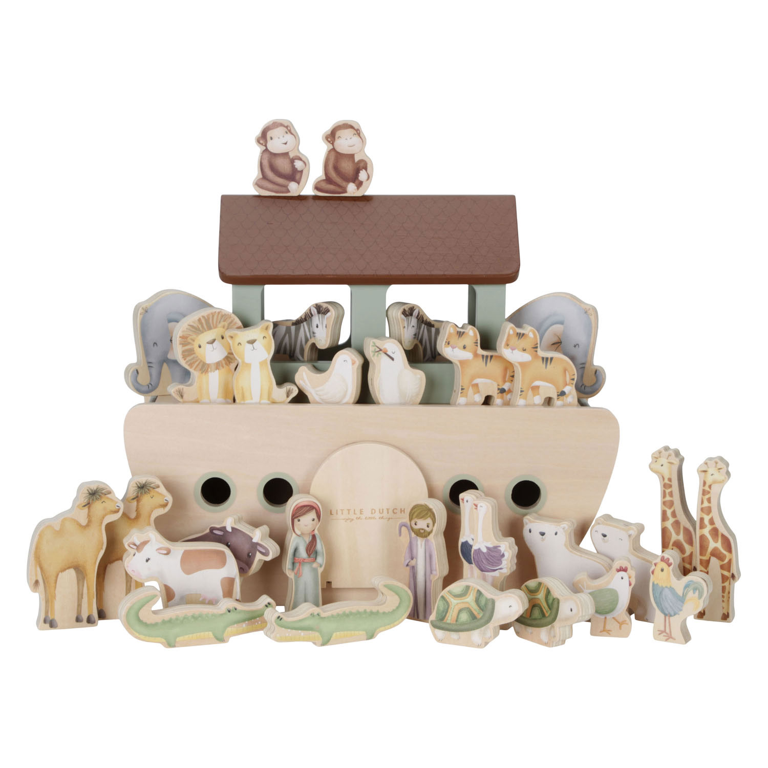 Little Dutch Houten Ark van Noach FSC Speelset