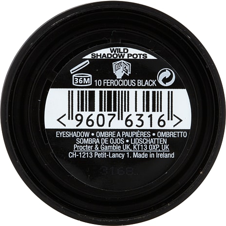 Øjenskygge Feroucious Black
