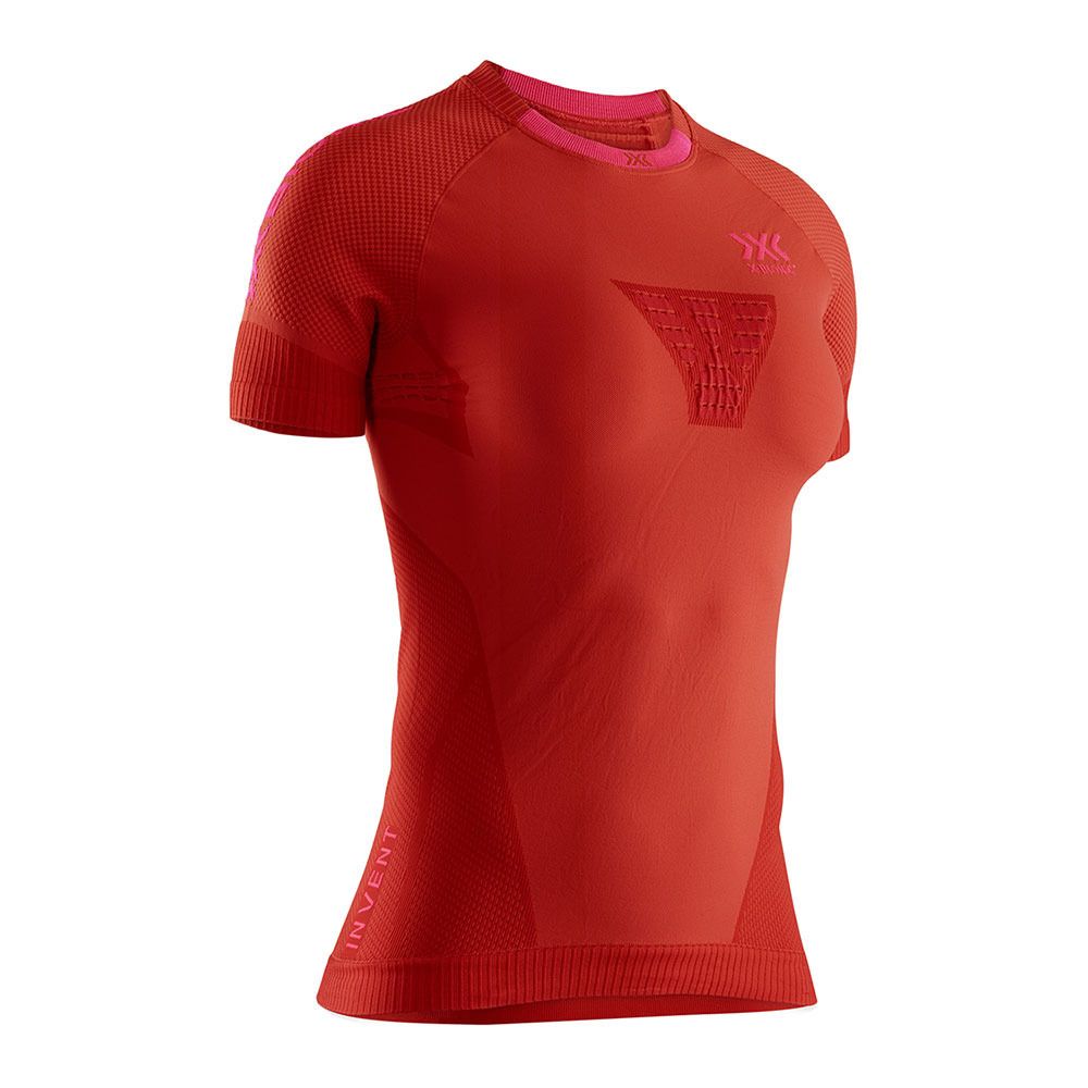 X-Bionic INVENT 4.0 RUN SPEED - Sous-couche Femme sunorang/neonflaming