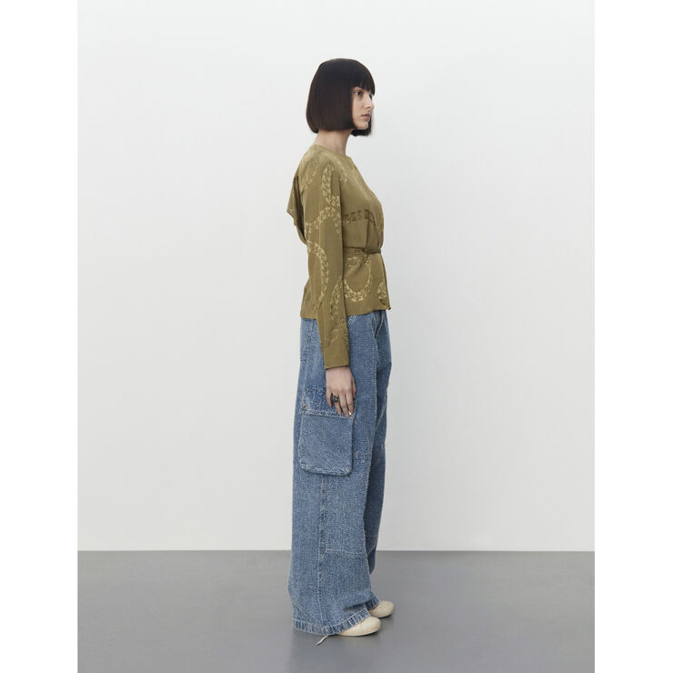 2NDDAY 2ND Nesta - Soft Jacquard Martini olive